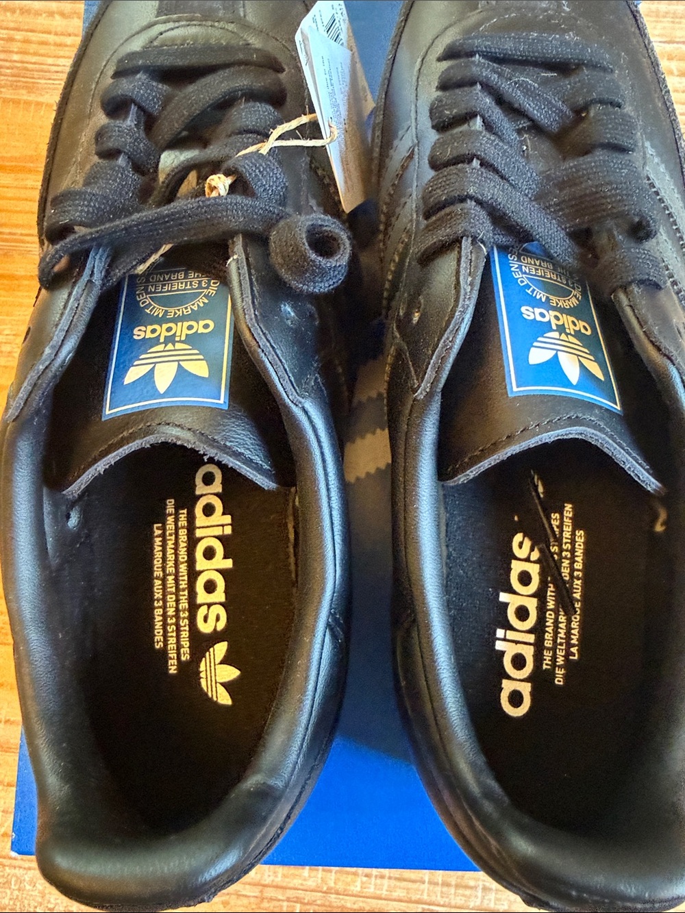 adidas Samba Classic Black with Gum Sole Men’s 6.5 Women’s 7.5 - Picture 5 of 7